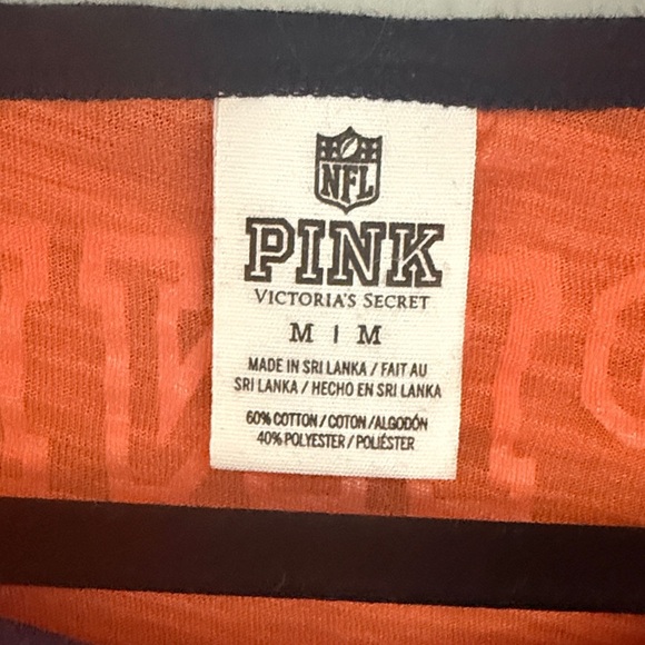 Victoria's Secret Pink Denver Broncos NFL Shirt - Size M - Picture 2 of 12